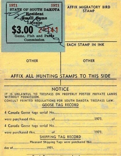 south dakota small game license.